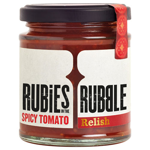 Rubies in the Rubble Spicy Tomato Relish 200g [WHOLE CASE] by Rubies in the Rubble - The Pop Up Deli