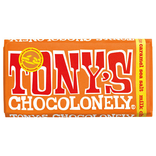 Tony's Chocolonely Milk Chocolate Caramel Sea Salt 180g [WHOLE CASE] by Tony's Chocolonely - The Pop Up Deli
