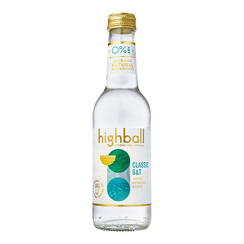 Highball Alcohol Free Cocktails Highball Classic G&T 250ml  [WHOLE CASE]