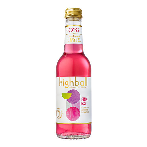 Highball Alcohol Free Cocktails Pink G&T 250ml  [WHOLE CASE]