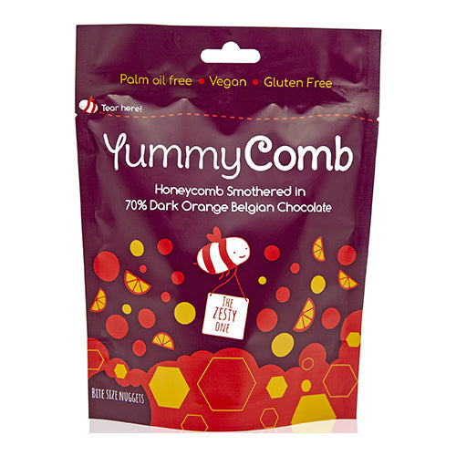 Yummycomb 70% Dark Orange Pouch 100g [WHOLE CASE] by Yummycomb - The Pop Up Deli