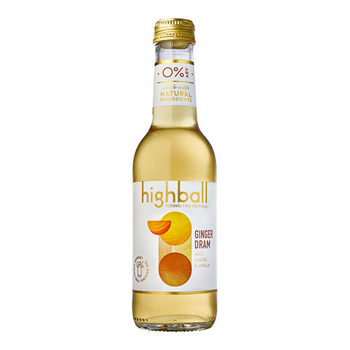 Highball Alcohol Free Cocktails Ginger Dram 250ml  [WHOLE CASE]