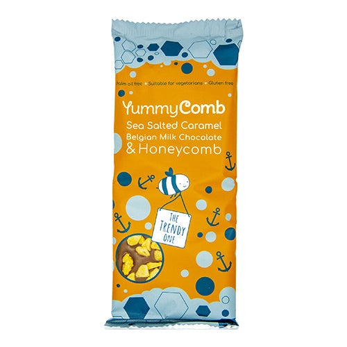 Yummycomb Sea Salted Caramel Chocolate Slab 100g [WHOLE CASE] by Yummycomb - The Pop Up Deli