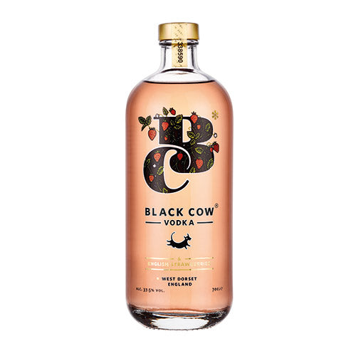 Black Cow Vodka English Strawberries 37.5% abv 70cl [WHOLE CASE]