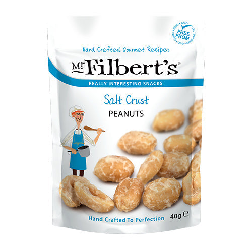 Mr Filberts Salt Crust Peanuts 40g [WHOLE CASE] by Mr Filberts - The Pop Up Deli