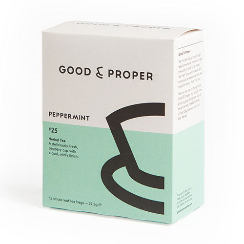 Good & Proper Tea Peppermint Carton 22.5g [WHOLE CASE] by Good & Proper Tea - The Pop Up Deli