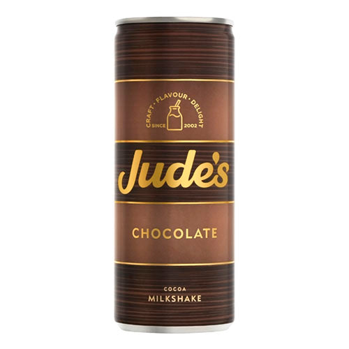 Jude's Chocolate Milkshake 250ml Can [WHOLE CASE] by Jude's - The Pop Up Deli