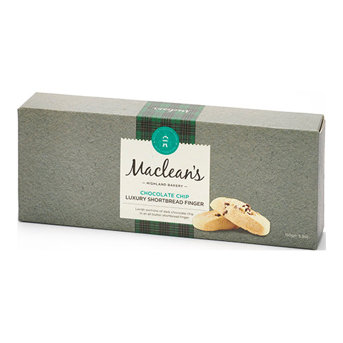 Macleans Chocolate Chip Shortbread Fingers [WHOLE CASE] by Macleans Highland Bakery - The Pop Up Deli