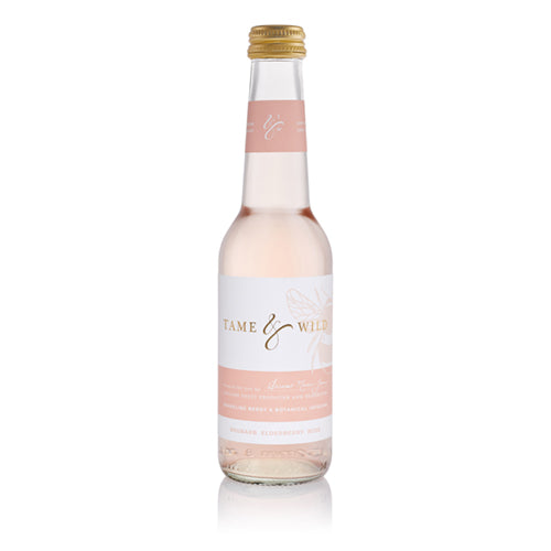 Tame & Wild Drinks Rhubarb Elderberry & Rose 275ml  [WHOLE CASE]