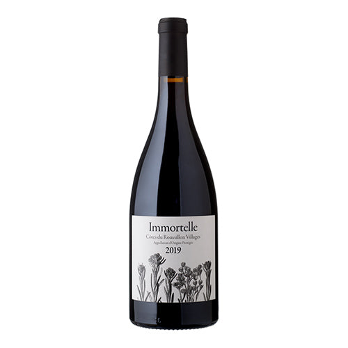 Immortelle Cote de Roussillon Villages Red Wine, Grenache, Syrah, Mouvedre & Carignan 750ml [WHOLE CASE]