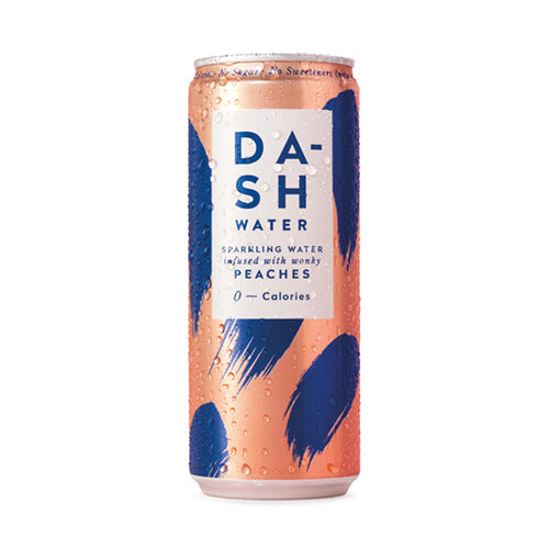Dash Water Sparkling Peach Can 330ml [WHOLE CASE]