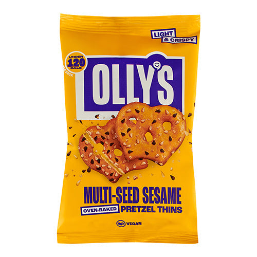 Olly's Pretzel Thins - Multiseed 35g  [WHOLE CASE]