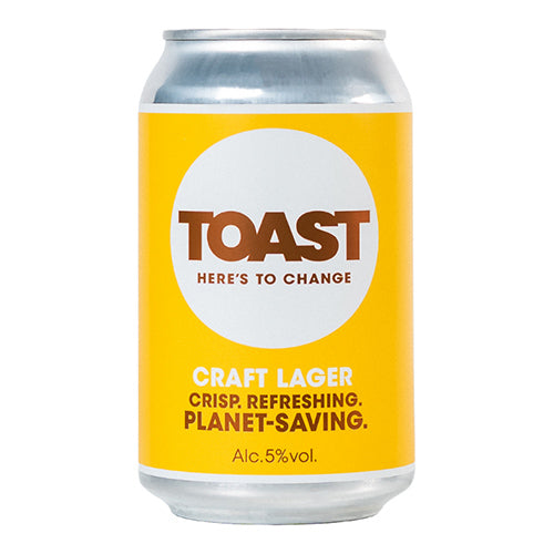 Toast Ale Craft Lager Can - 5.0% 330ml  [WHOLE CASE]