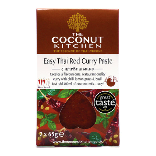 The Coconut Kitchen Easy Red Curry Paste 2x65g [WHOLE CASE] by The Coconut Kitchen - The Pop Up Deli