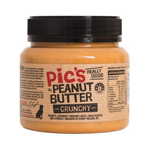 Pic's Peanut Butter Crunchy 1kg [WHOLE CASE] by Pic's Peanut Butter - The Pop Up Deli
