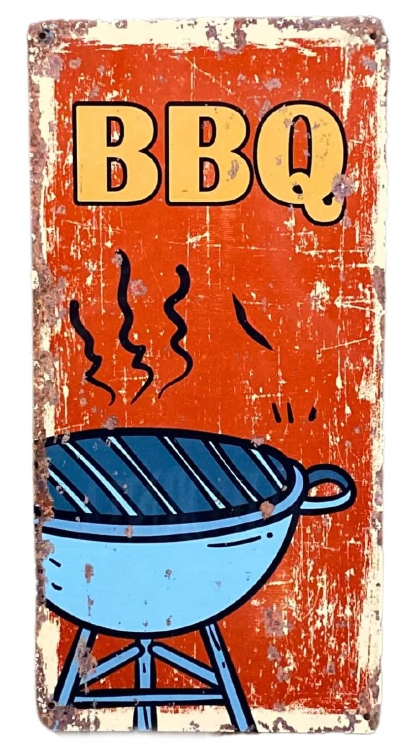 Metal Wall Sign - BBQ Barbeque