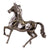 Large Silver Metal Horse Ornament, 39cm Tall