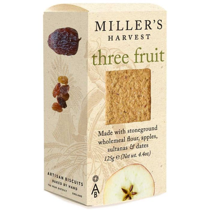 Miller's Harvest Three Fruit [WHOLE CASE] by Artisan Biscuits - The Pop Up Deli