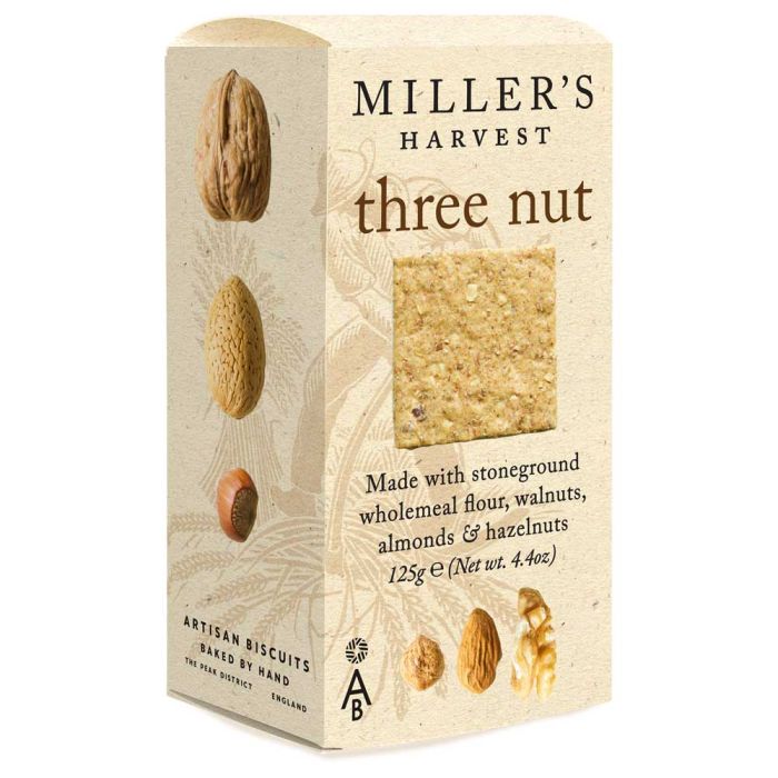 Miller's Harvest Three Nut [WHOLE CASE] by Artisan Biscuits - The Pop Up Deli