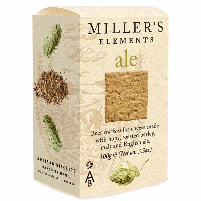 Miller's Elements Ale Crackers [WHOLE CASE] by Artisan Biscuits - The Pop Up Deli