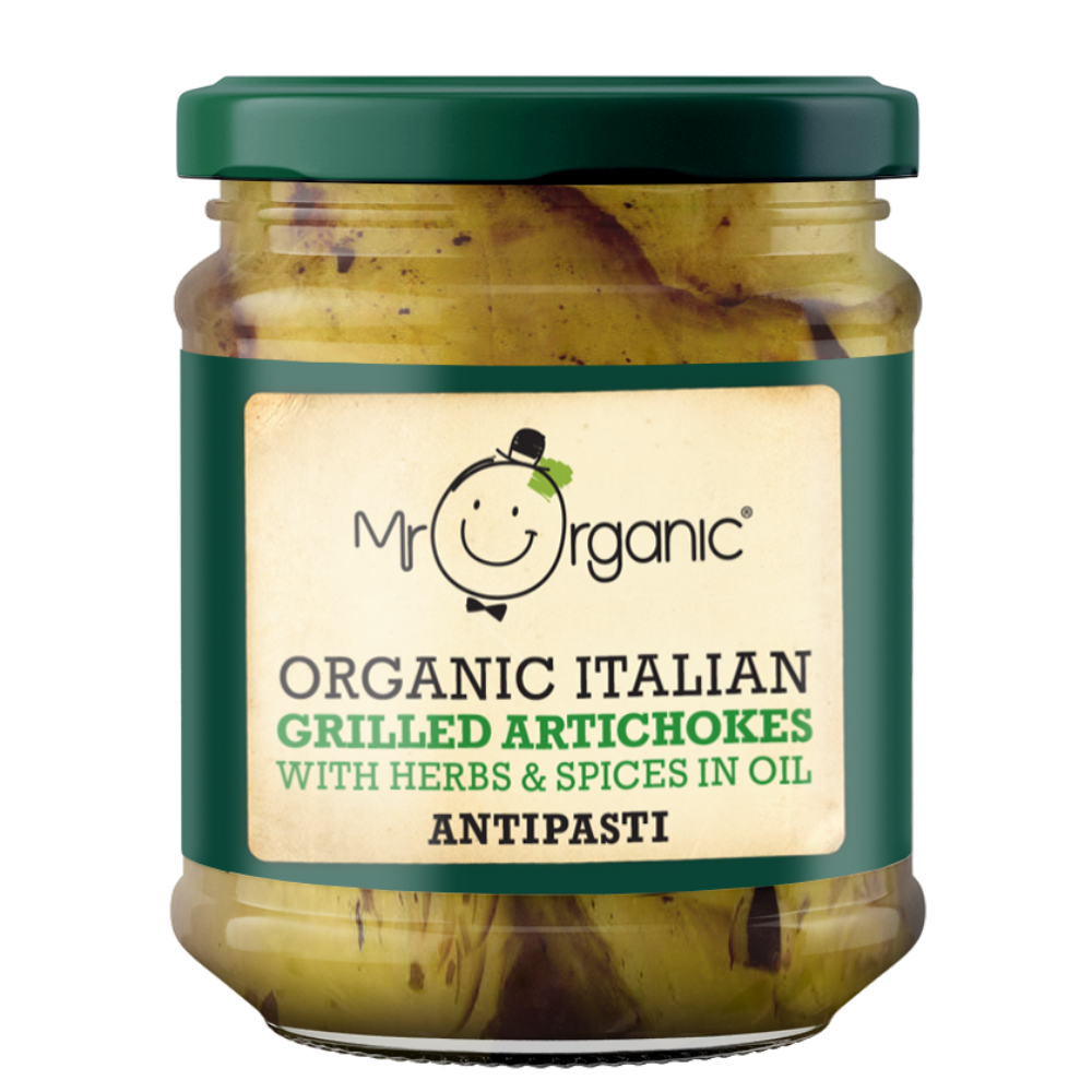 Mr Organic Grilled Artichokes Antipasti (190g)