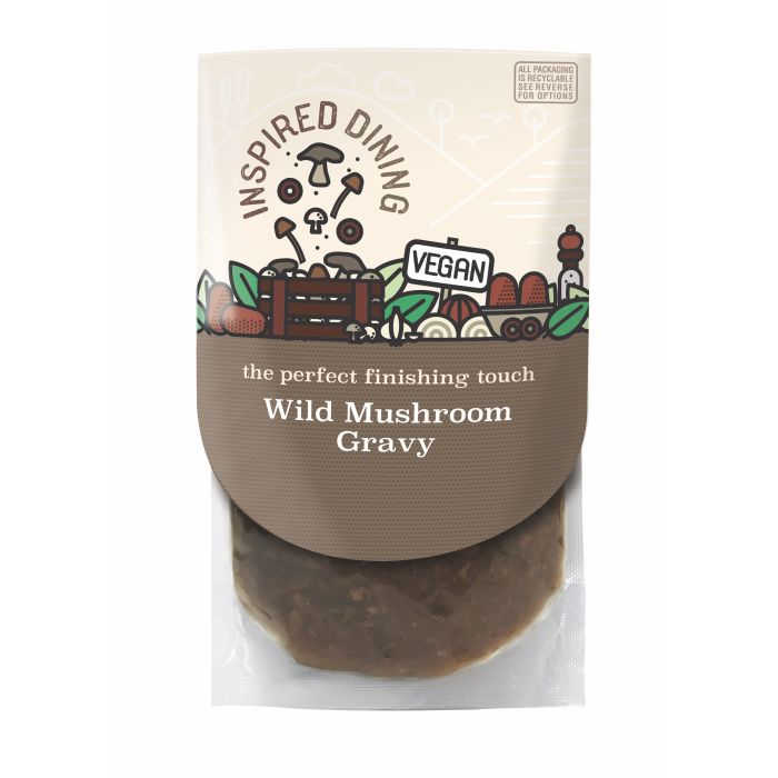 Inspired Dining Wild Mushroom Gravy [WHOLE CASE] by Atkins & Potts - The Pop Up Deli