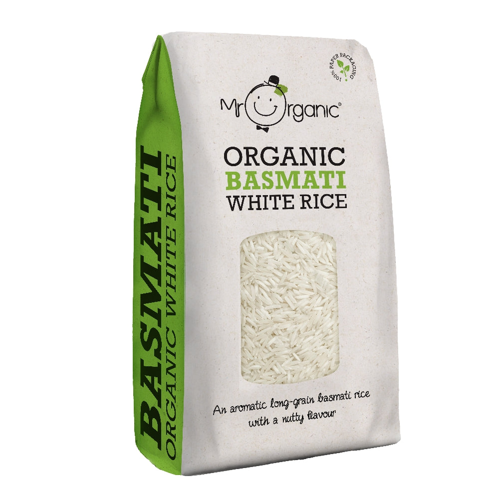 Mr Organic Basmati White Rice (500g) by Mr Organic - The Pop Up Deli
