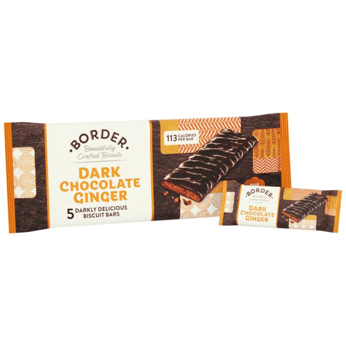 Border Biscuits Dark Chocolate Ginger Bars [WHOLE CASE] by Border Biscuits - The Pop Up Deli