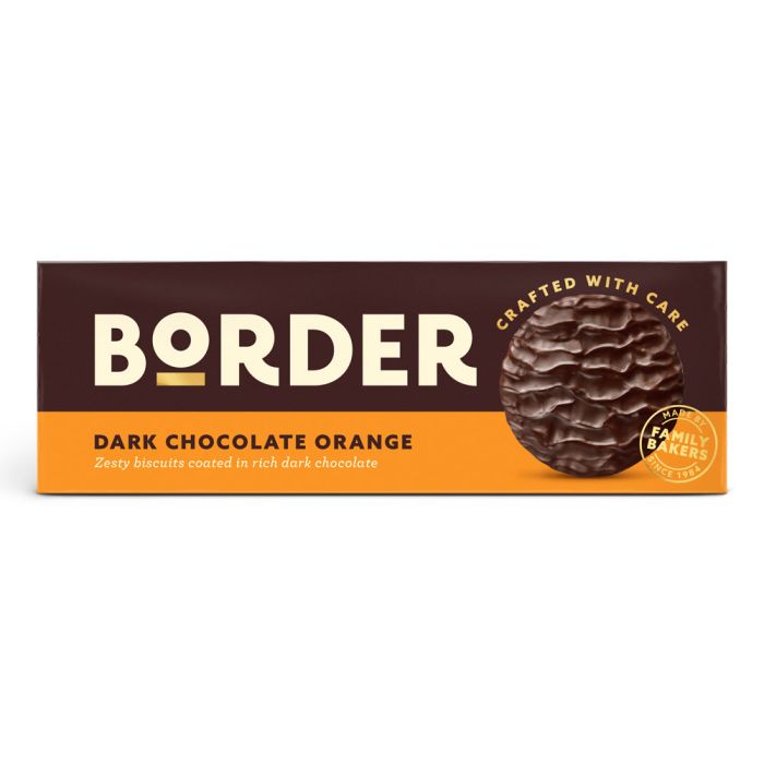 Border Biscuits Dark Chocolate Orange Biscuits [WHOLE CASE]