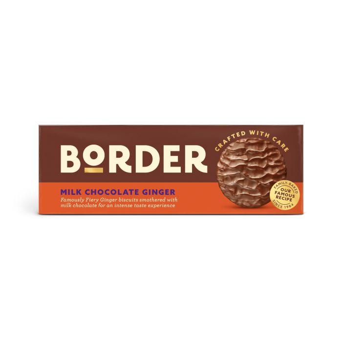 Border Biscuits Milk Chocolate Gingers [WHOLE CASE] by Border Biscuits - The Pop Up Deli