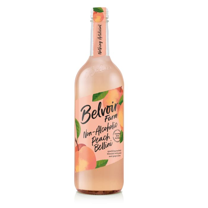 Belvoir Non alcoholic Peach Bellini 75cl [WHOLE CASE] by Belvoir - The Pop Up Deli
