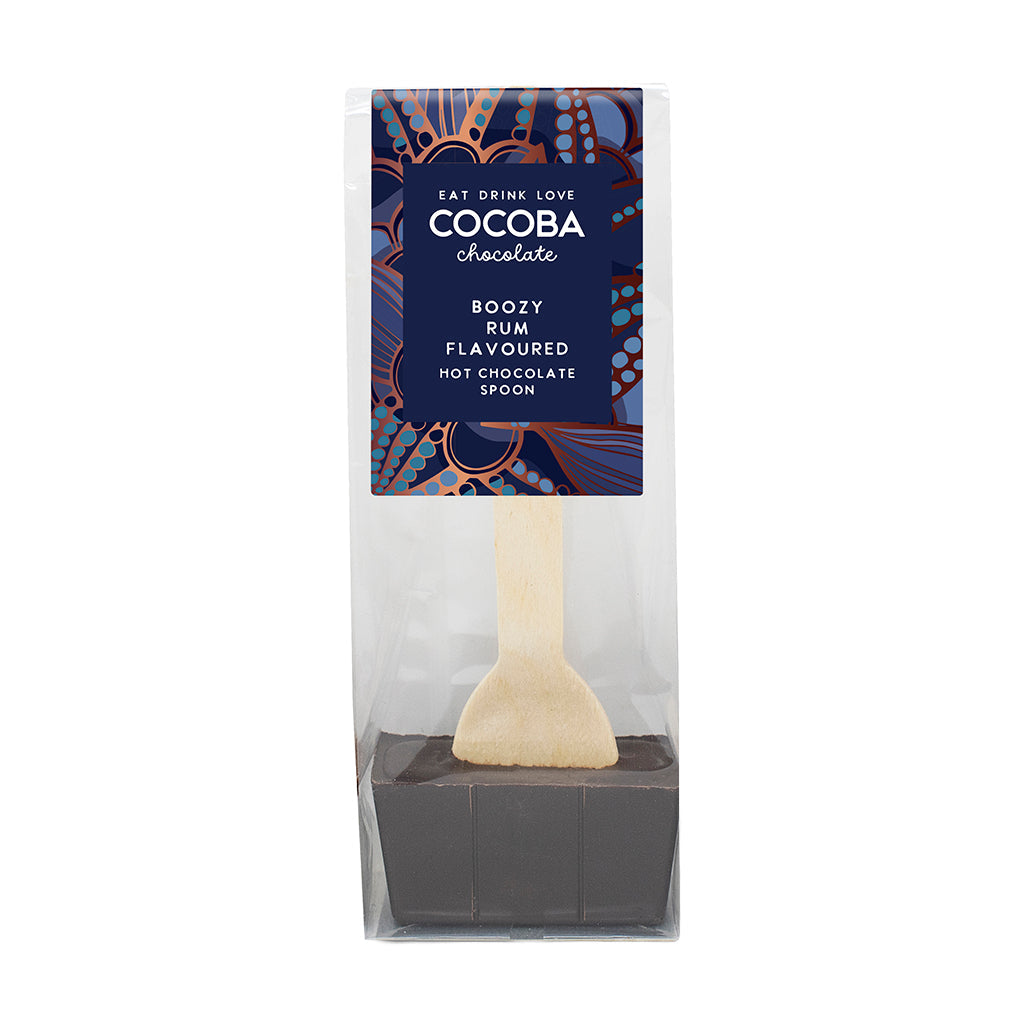 Cocoba Rum Flavoured Hot Chocolate Spoon (50g)