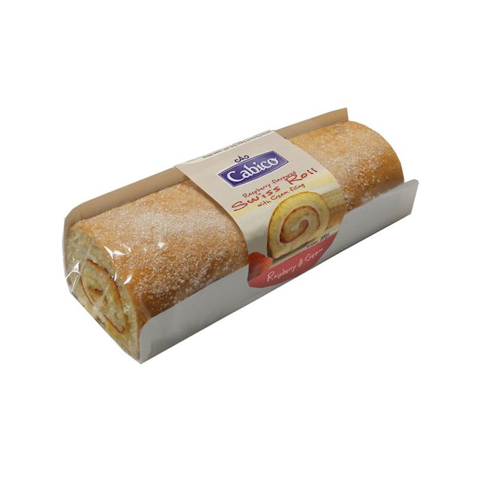 Cabico Raspberry Swiss Roll [WHOLE CASE] by Cabico - The Pop Up Deli