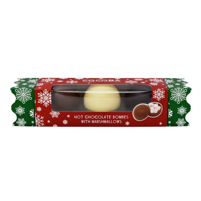 Cocoba Christmas Bombe Cracker 3 Pack - Milk, White & Dark [WHOLE CASE]