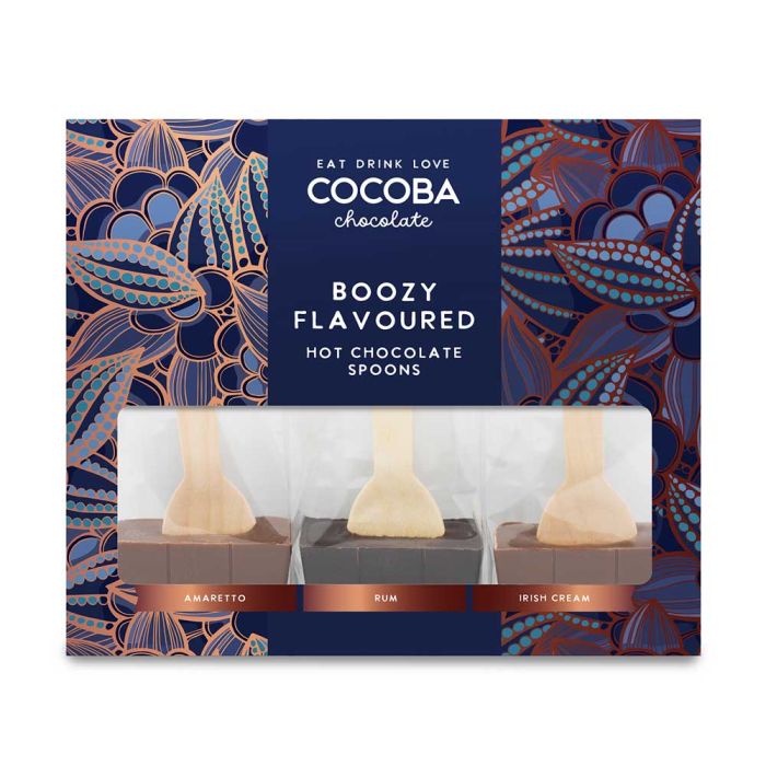 Cocoba Boozy Flavoured Hot Chocolate Spoons Set [WHOLE CASE]
