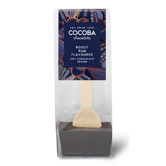 Cocoba Rum Flavoured Dark Hot Chocolate Spoon [WHOLE CASE]