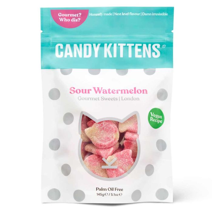 Candy Kittens Sour Watermelon 145g [WHOLE CASE] by Candy Kittens - The Pop Up Deli