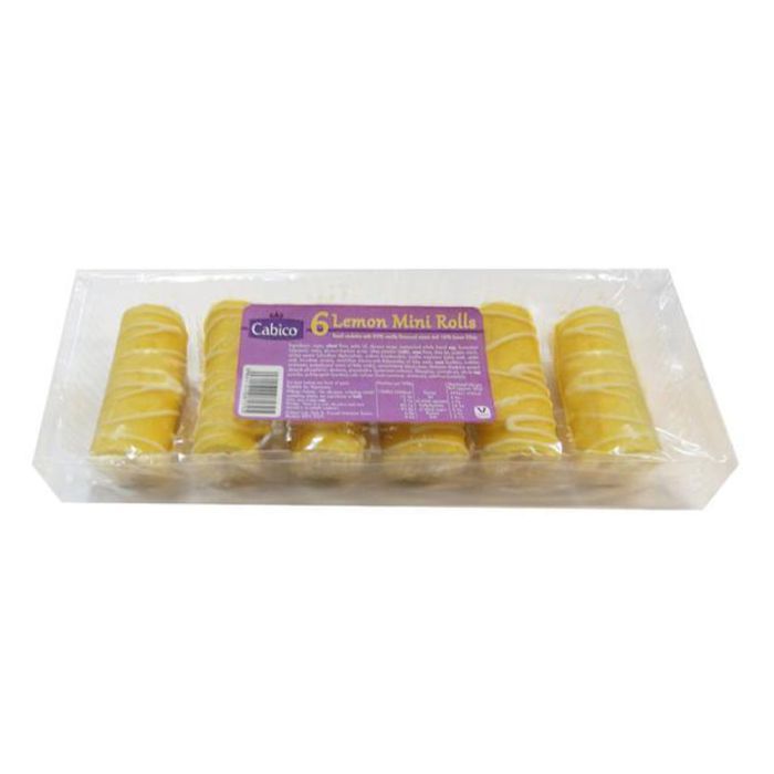 Cabico Lemon Mini Rolls 6 pack [WHOLE CASE] by Cabico - The Pop Up Deli