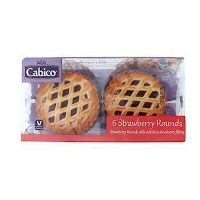 Cabico 6 Strawberry Rounds [WHOLE CASE]