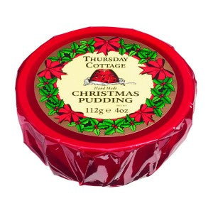 Thursday Cottage Small Christmas Pudding Cellophane Wrapped (112g)