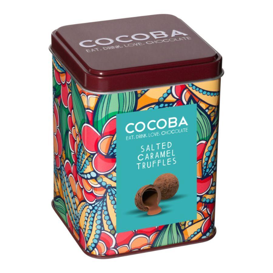 Cocoba Salted Caramel Truffles Gift Tin (120g)