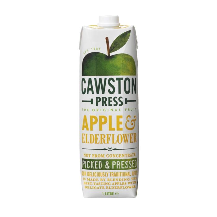 Cawston Press Apple & Elderflower 1L [WHOLE CASE]