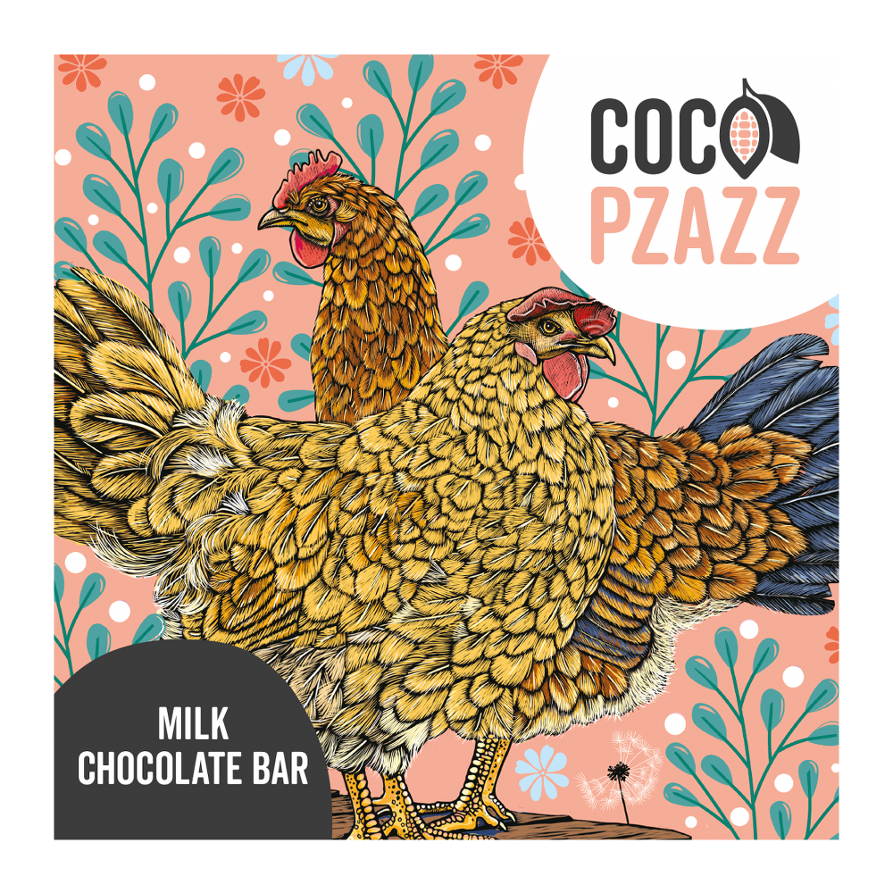 Coco Pzazz Milk Chocolate Bar (80g)