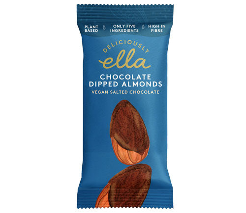 DELICIOUSLY ELLA - SALTED CHOCOLATE DIPPED ALMONDS (24X30G) [WHOLE CASE] by Deliciously Ella - The Pop Up Deli