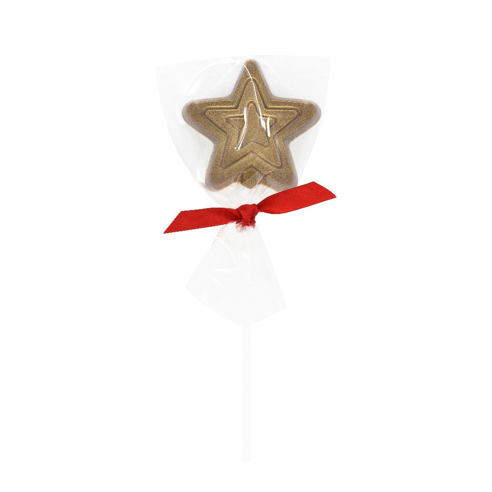 Cocoba Milk Chocolate Christmas Star Lollipop (20g)