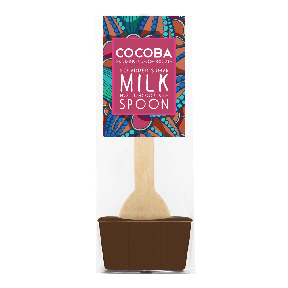 Cocoba No Added Sugar Milk Chocolate Spoon (50g) by Cocoba - The Pop Up Deli