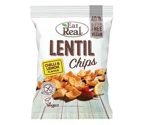EAT REAL QUINOA CHIPS CHILLI & LEMON (24 X 25G) by Eat Real - The Pop Up Deli