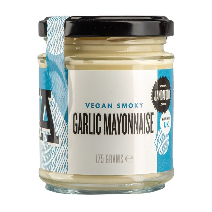 J&A Vegan Smoky Garlic Mayonnaise (175g)