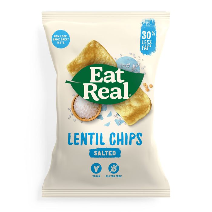 Eat Real Sea Salt Lentil Chips 113g [WHOLE CASE]