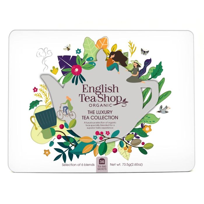English Tea Shop Luxury Gift Tin - 36 Organic Tea Bag Sachets [WHOLE CASE]